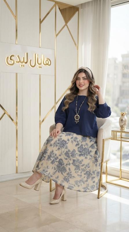 ست شومیز دامن  مانیا )ارسال۱۵ روزکاری