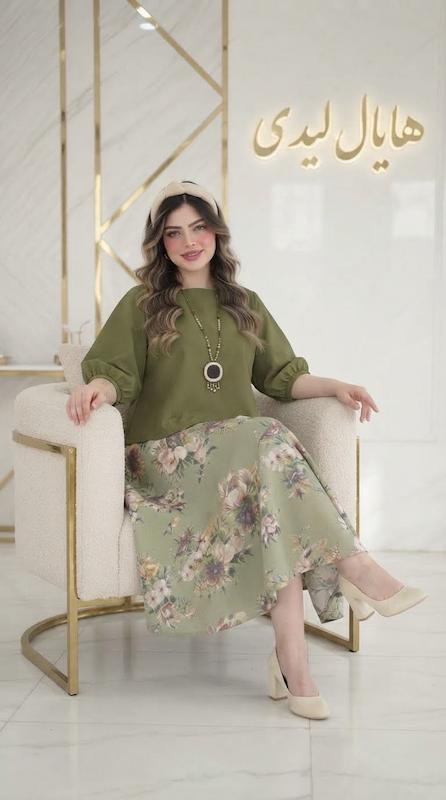 ست شومیز دامن  مانیا )ارسال۱۵ روزکاری