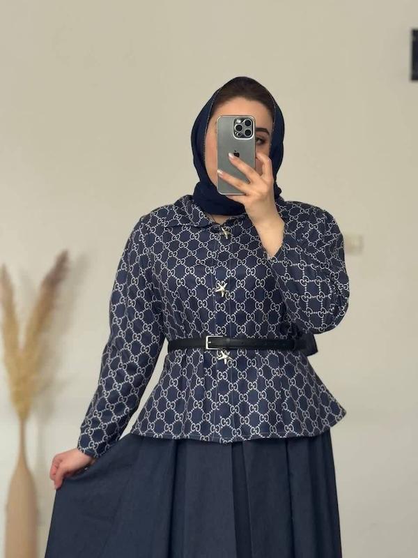 ست گوچی جین پنبه