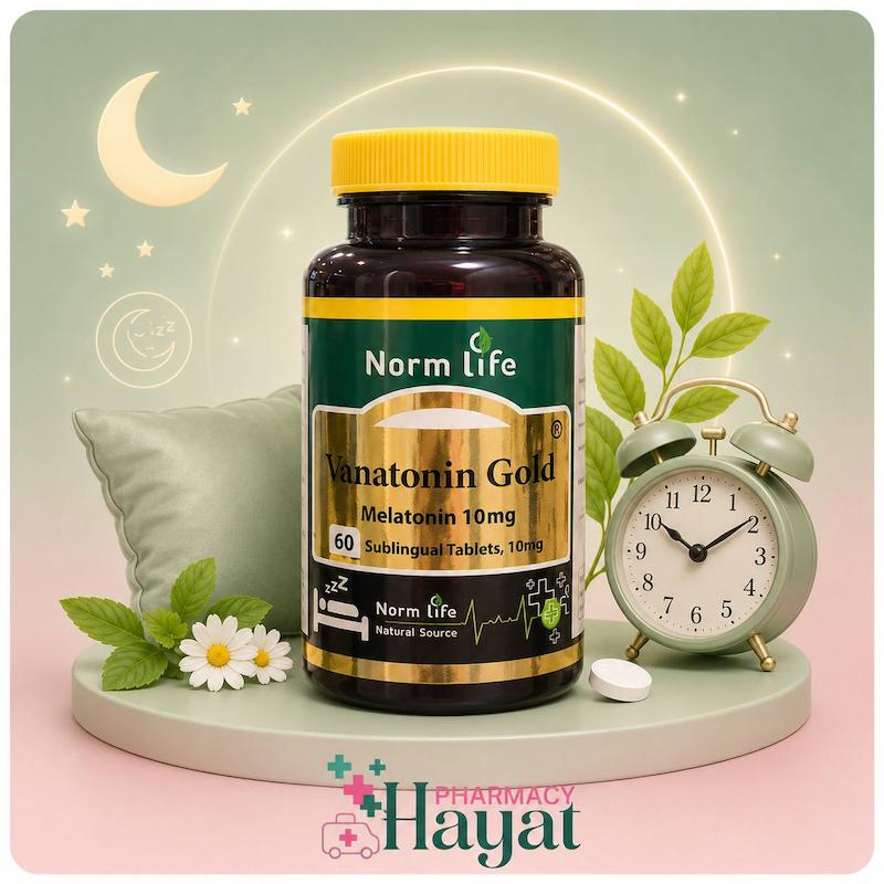 قرص زیر زبانی واناتونین گلد 10 نورم لایف