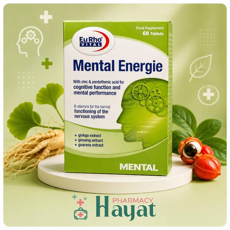 قرص منتال انرژی یوروویتال 60 عدد