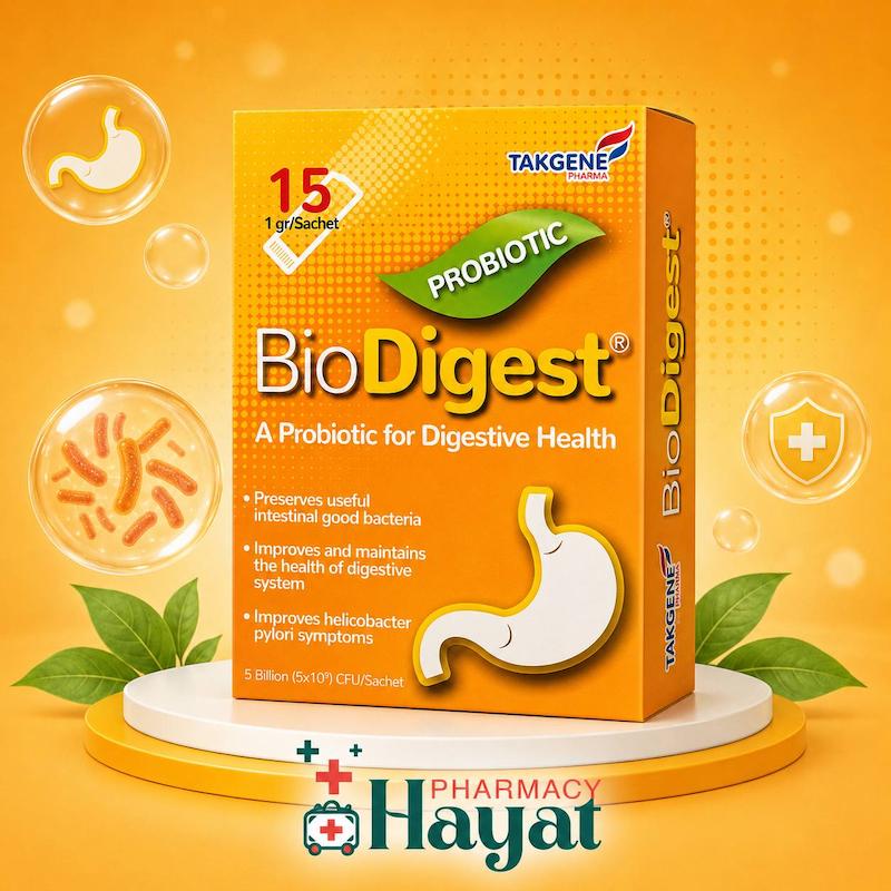 ساشه بایو دایجست تک ژن فارما 15 عدد
