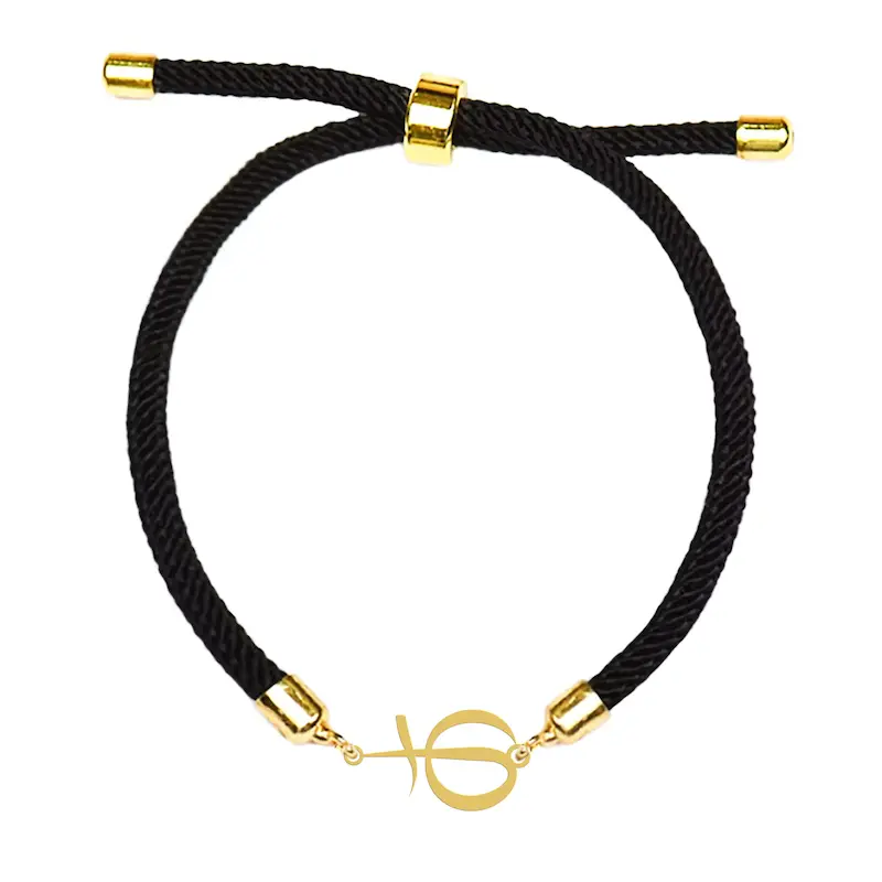 دستبند آسانسوری نقره و بدل هایکا طرح شکل هندسی کد da.ha 73