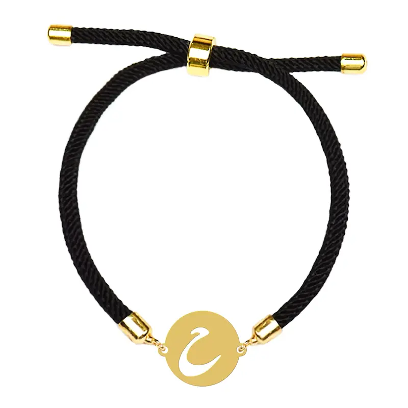 دستبند آسانسوری نقره و بدل هایکا طرح حرف ح کد da.ha 148