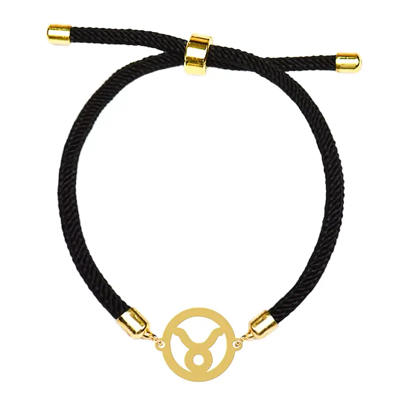 دستبند آسانسوری نقره و بدل هایکا طرح نماد ماه تولد اردیبهشت کد da.ha 174