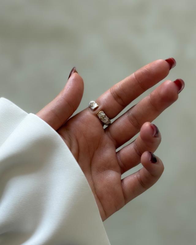 انگشتر دخترانه مینا کاری کد 516