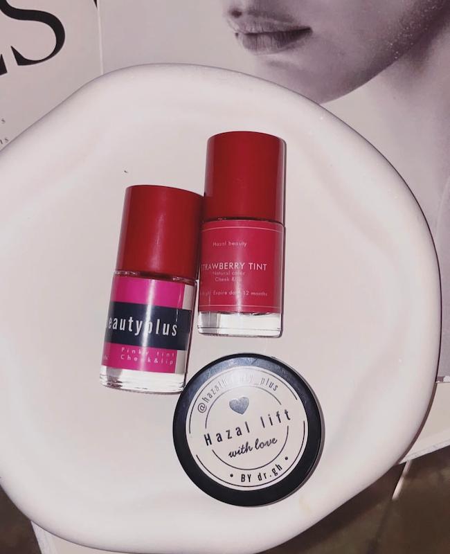 پک‌ تینت پینکی + تینت استرابری+ژل ابرو ۲۰