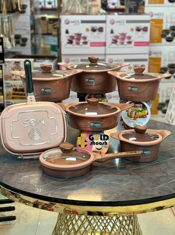 سرویس قابلمه 19 پارچه طرح کره ای C ام جی اس