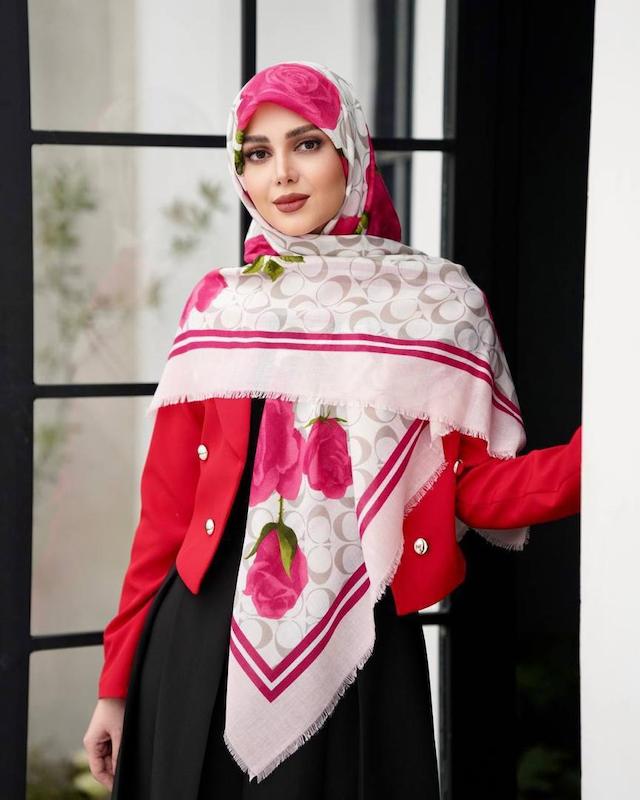 روسری زنانه سیااسکارف قواره 140