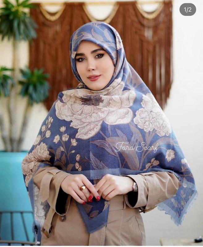روسری زنانه وارداتی سیااسکارف قواره 140