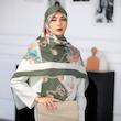 روسری زنانه ابریشم توییل قواره 130