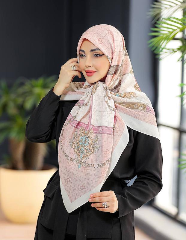 روسری زنانه ابریشم توییل قواره 130