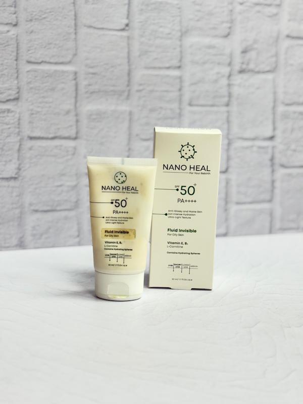 ضد آفتاب فلوییدی نانوهیل مناسب انواع پوست +SPF50