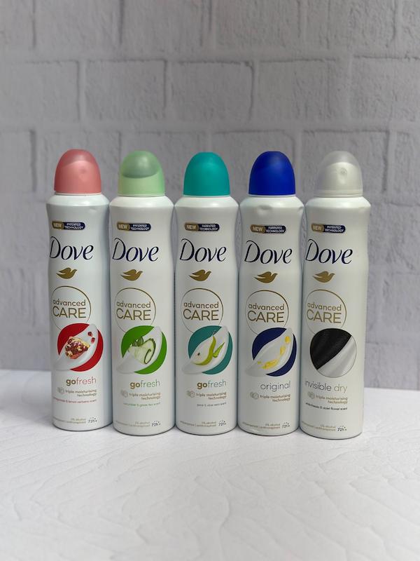 اسپری داو 💦۷۲ ساعته DOVE🩵