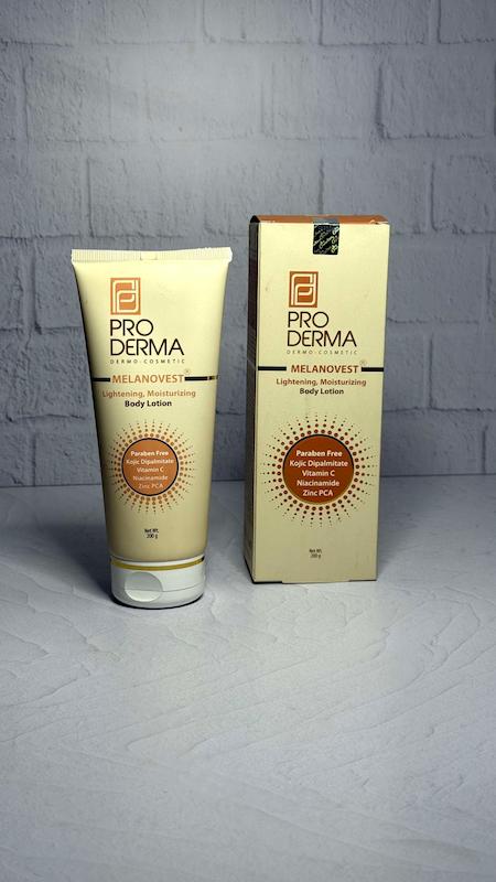 لوسیون بدن روشن کننده پرودرما proderma❤️‍🔥✨🌻