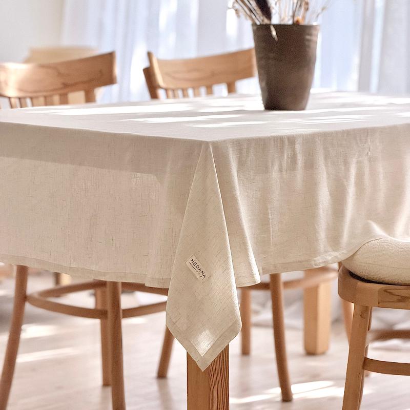 رومیزی لینن نچرال