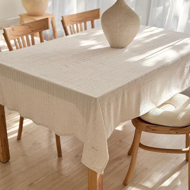 رومیزی لینن پلیسه