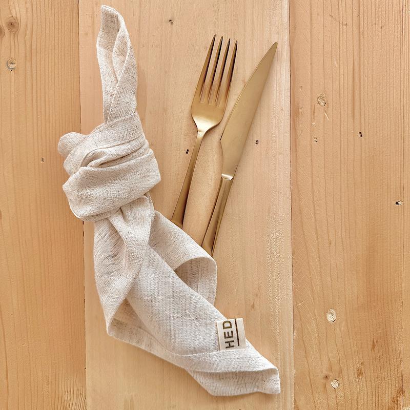 دستمال سفره نچرال کرم