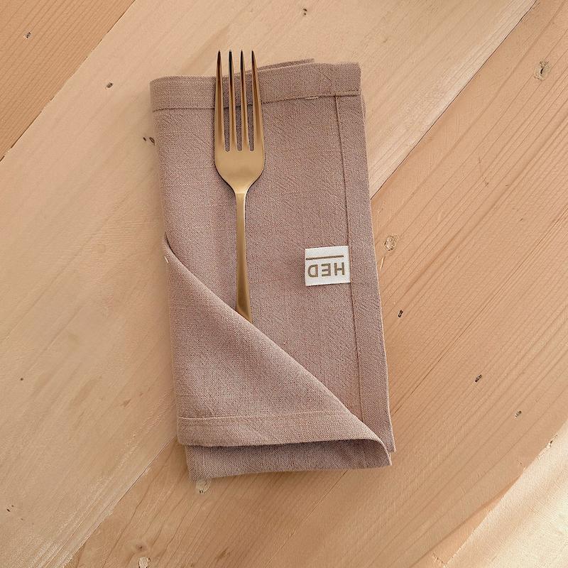 دستمال سفره لینن نچرال نسکافه ای