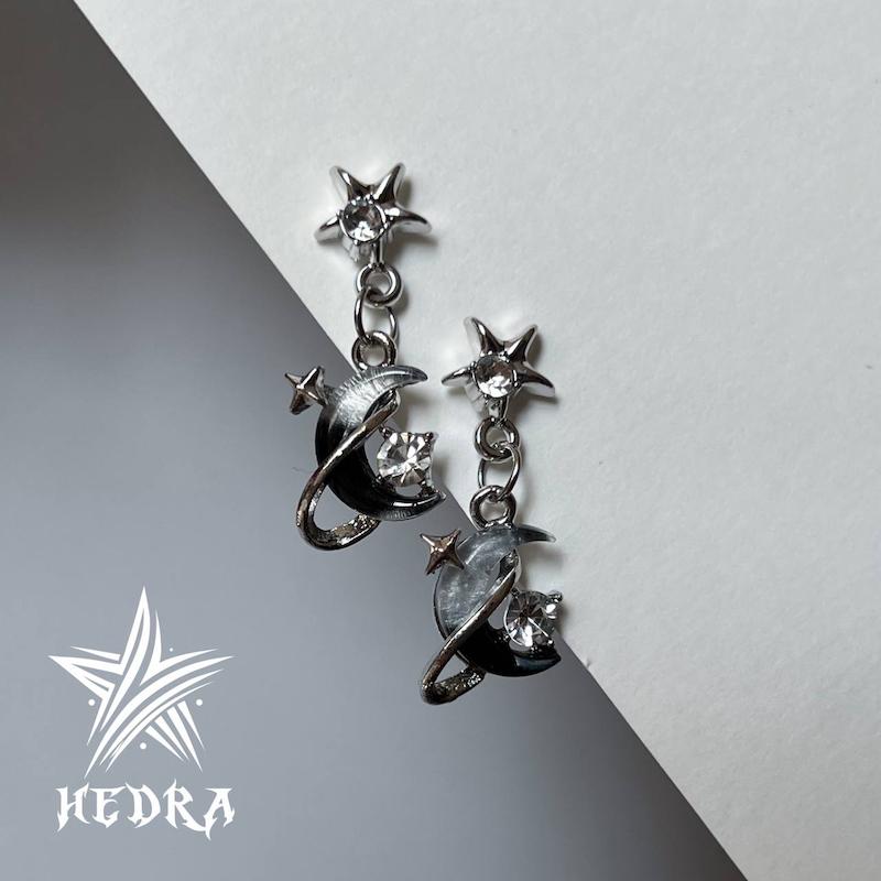 گوشواره ماه مشکی 