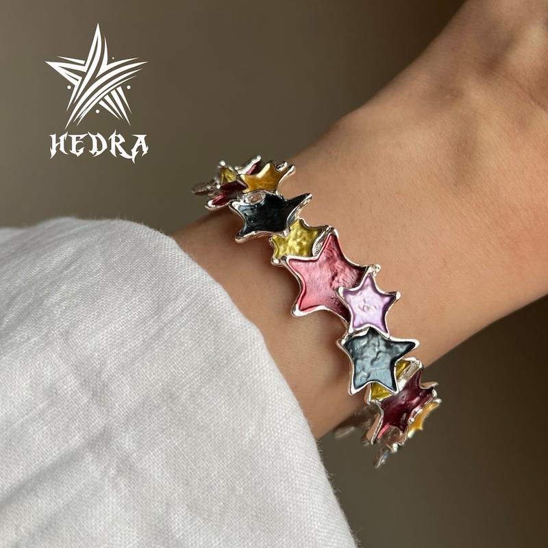 دستبند ستاره رنگی