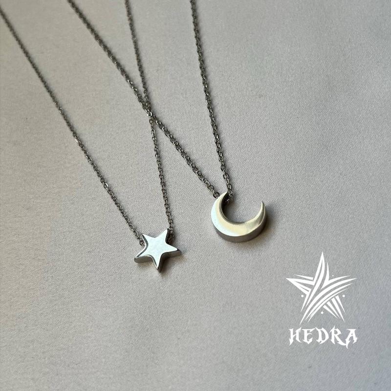 گردنبند ماه و ستاره🌙⭐️