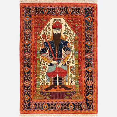  فرش دستباف دو متری کردستان رستم کرم PR-4010079