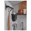 میله آویز مشکی ایکیا مدل HULTARP 80cm