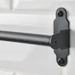 میله آویز مشکی ایکیا مدل HULTARP 80cm