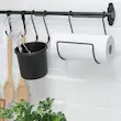 میله آویز مشکی ایکیا مدل HULTARP 80cm