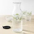 بطری شیشه ای درب سیلیکونی ایکیا 1L