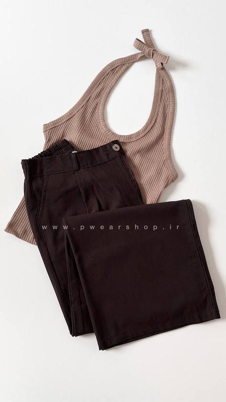 شلوار بگ لینن