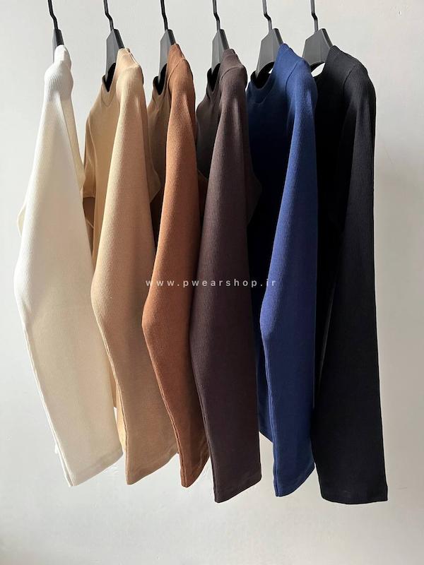 بلوز یقه گرد