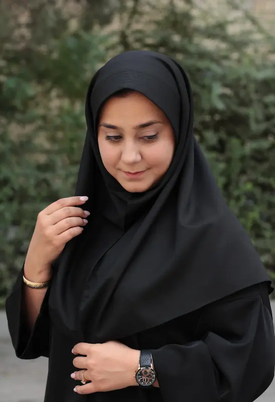 مقنعه ابردوزی