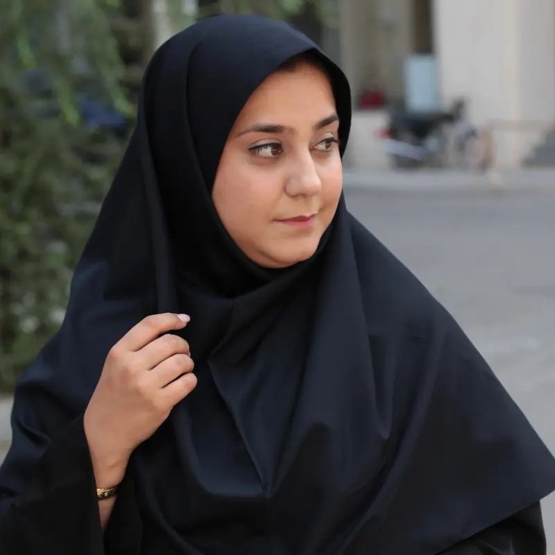 مقنعه ابردوزی