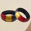 گوشواره و النگو پاپیه ماشه یلدا