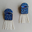 گوشواره پاپیه ماشه سنتی