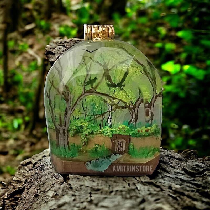 گردنبند رزینی کوچه باغ