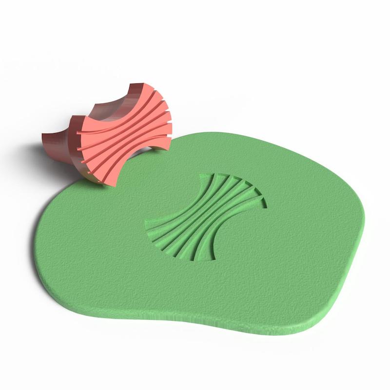 مهر سفالگری کد st08