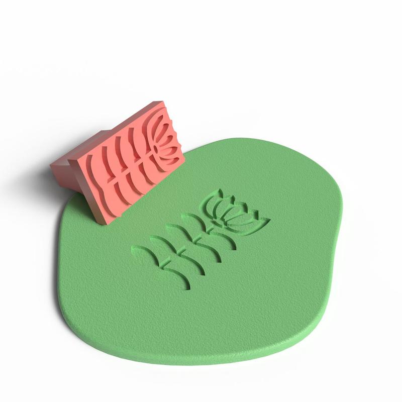 مهر سفالگری کد st09