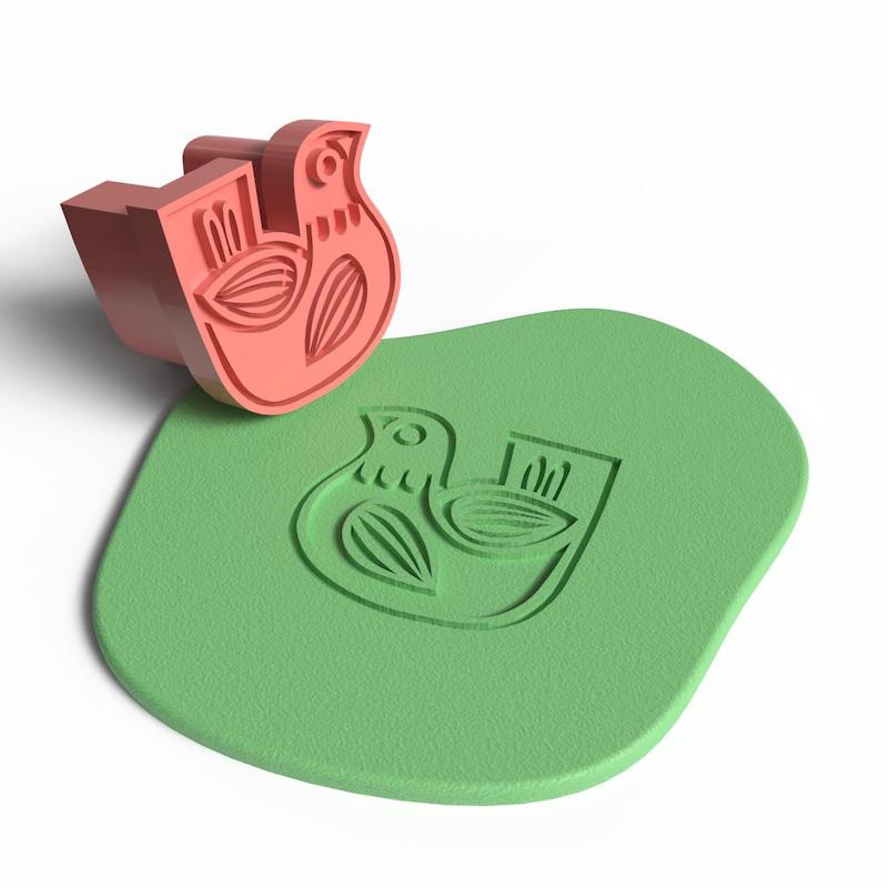 مهر سفالگری کد st14