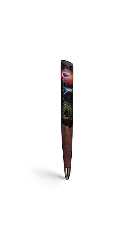 خودکار رزین و چوب کهکشان و مرد تنها 