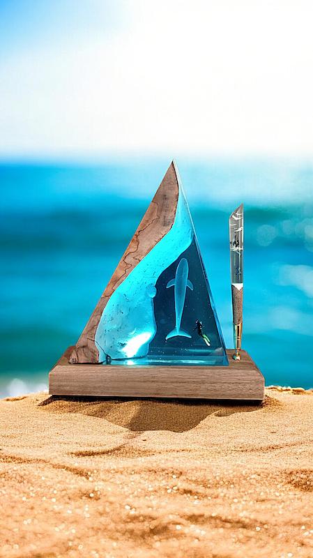 ست چراغ خواب و خودکار غواص ونهنگ 