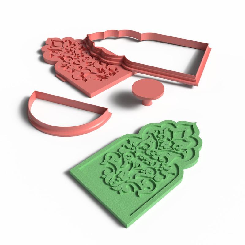 مهر و کاتر سفالگری کد st171