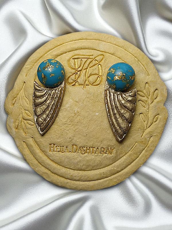 گوشواره پاپیه ماشه پر پرواز 