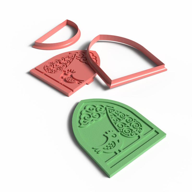 مهر و کاتر سفالگری کد st182