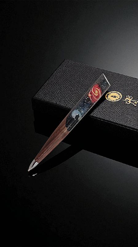 خودکار رزین و چوب گرگ و ماه 