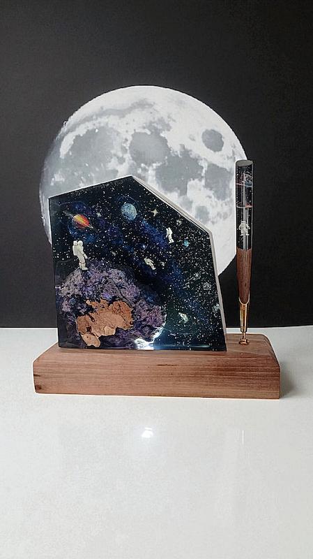 ست چراغ خواب و خودکار فضانورد و کهکشان 