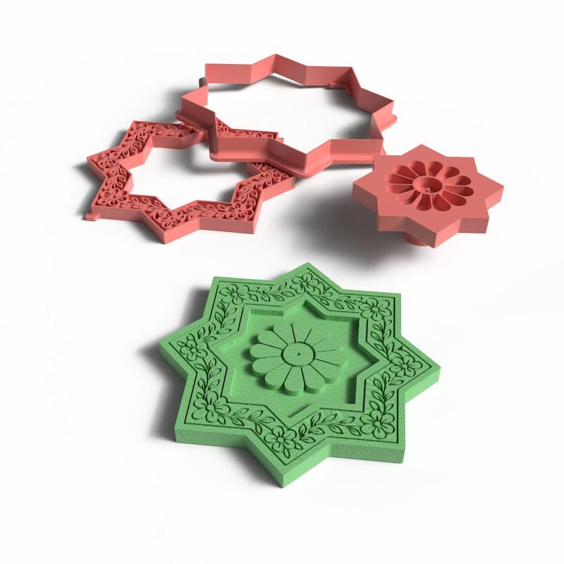 مهر و کاتر سفالگری کد st187