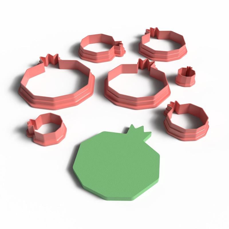 کاتر سفالگری کد st193(کاتر انار)